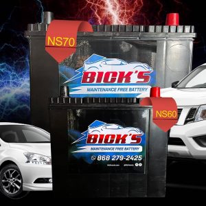 Car Battery NS70 – Bicks Brand